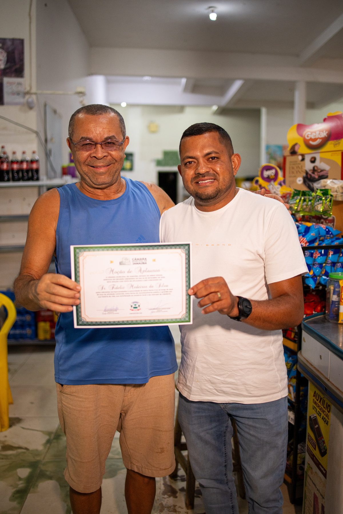 Visita ao comércio local
